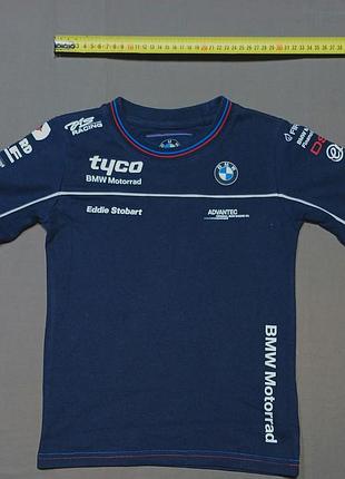 Плечи 30 см bmw motorrad official team merchandise tyco size 5/6 yrs плотная темно синяя футболка 60% cotton 40% polyester