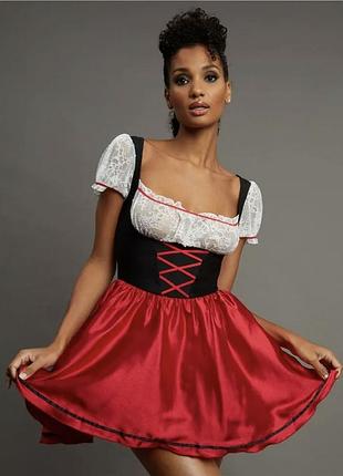 Карнавальна сукня в стилі октоберфест /пивна німецької офіціантки/ beer maid dress) від ann summers розмір l