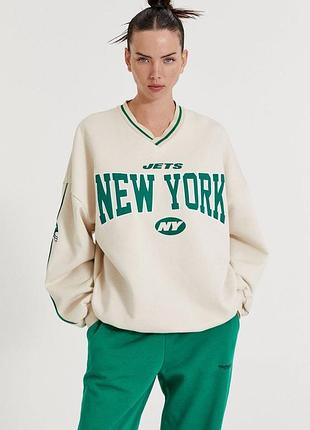 Світшот pull&bear бежевий xs-s