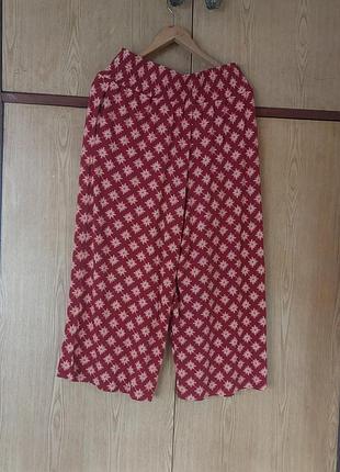 Кюлоты, домашние брюки, яркие брюки, 3xl/4xl.