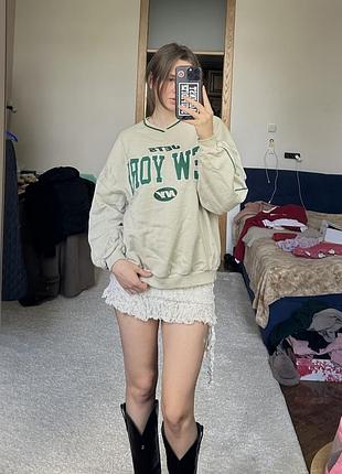 Світшот pull&bear бежевий xs-s 6