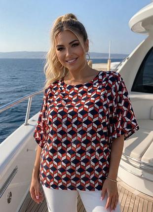 Блузка блуза женская нарядная размер 2 xl-3xl (52-54)