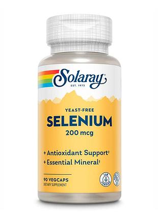 Selenium yeast free 200mcg - 90 vcaps (без етикетки)