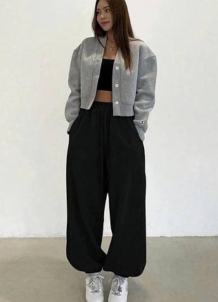 Джоггеры maxi oversize черные