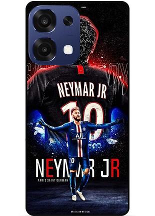 Силіконовий чохол бампер для oppo a6 pro з малюнком неймар neymar