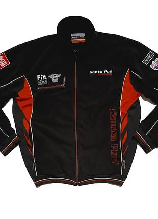 Гоночная флисовая куртка софтшелл santa pod raceway мотокуртка в виде formula 1 f1 racing ferrari yamaha red bull dainese alpinestars sparco amp