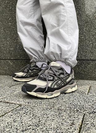 Кроссовки женские asics gel-nyc beige/brown
