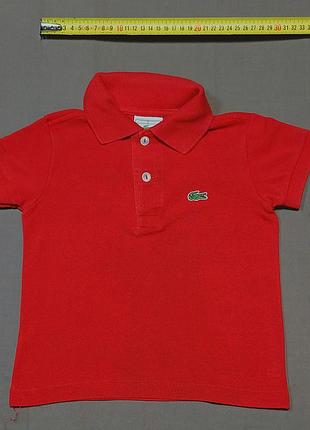 Плечи 26 см lacoste size 2 yrs красное поло
100% cotton