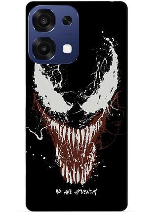 Чехол силиконовый бампер для oppo a6 pro с рисунком веном venom