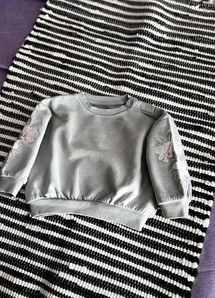 Світшот вишиванка для дівчинки на 12-18 місяців від m&s