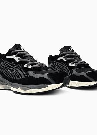 Кроссовки женские asics gel-nyc grey/black
