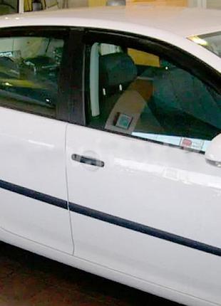 Ветровики hb (4 шт, hic) для volkswagen polo 2010-2017 гг