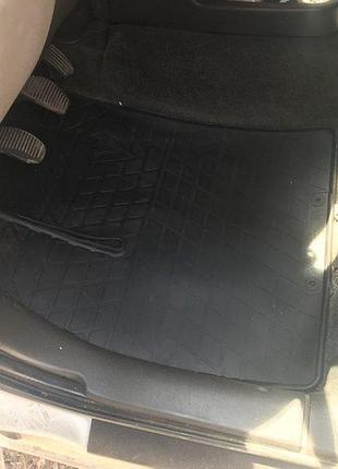 Резиновые коврики (stingray) 2 шт, premium - резина без запаха для fiat doblo i 2005-2010 гг