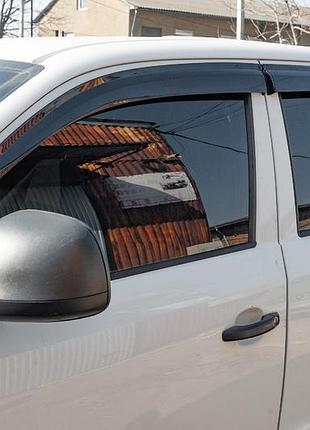Ветровики на окна (4 шт., sunplex sport) для volkswagen amarok 2010-2022 гг