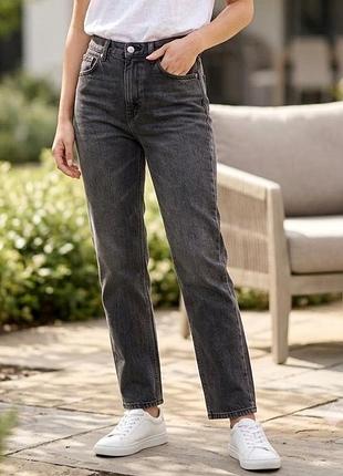 Жіночі джинси zara high-rise regular length р. eur 44 / mex 34