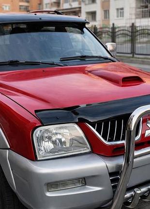 Дефлектор капота (eurocap) для mitsubishi l200 1996-2006 гг