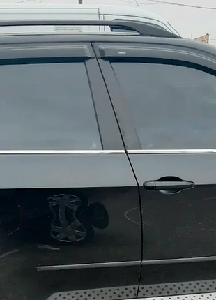 Ветровики на окна (4 шт, hic) для bmw x5 e70 2007-2013 гг