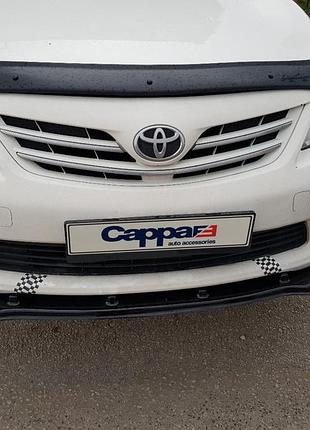 Дефлектор капоту (eurocap) для toyota corolla 2007-2013 рр