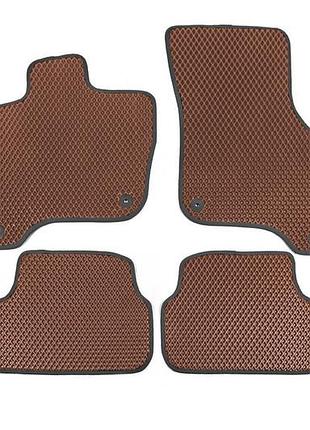 Килимки eva для e-golf (коричневий) для volkswagen golf 7/e-golf 2012-2020 рр