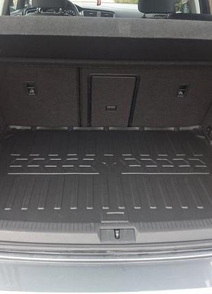 Килимок в багажник 3d stingray (для e-golf) для volkswagen golf 7/e-golf 2012-2020 рр