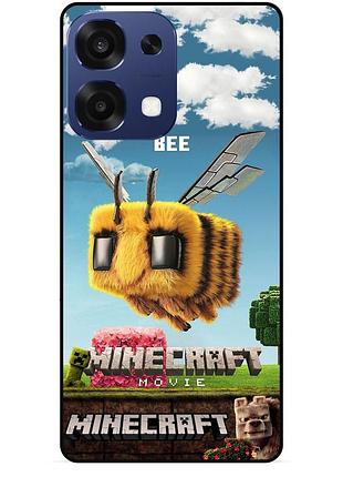 Силіконовий чохол бампер для oppo a6 pro гра майнкрафт minecraft