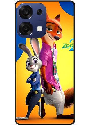 Силіконовий бампер чохол для oppo a6 pro звірополіс джуді