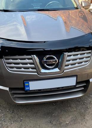 Дефлектор капота (eurocap) для nissan qashqai 2007-2010 гг