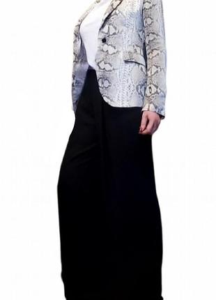 Пиджак zara змеиный принт питон