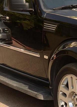 Молдинг дверей (нерж) для dodge nitro 2006-2011 рр