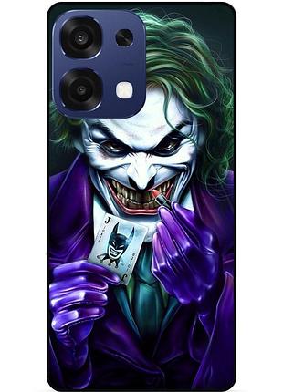 Чехол силиконовый бампер для oppo a6 pro с рисунком joker джокер