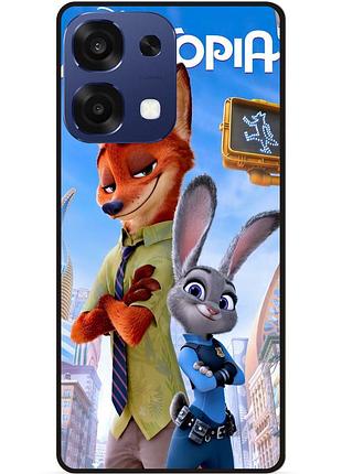 Силіконовий бампер чохол для oppo a6 pro з картинкою джуді звірополіс