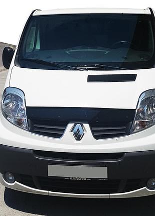 Дефлектор капота коротка (eurocap) для nissan primastar 2002-2014 рр