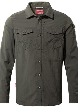 Чоловіча outdoor сорочка craghoppers mens nosilife adventure long sleeved shirt , британія розмір м