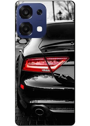 Силіконовий чохол бампер для oppo a6 pro з малюнком audi ауді машина авто