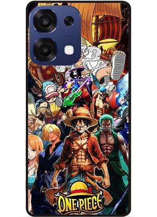 Силиконовый бампер чехол для oppo a6 pro с картинкой one piece большой куш
