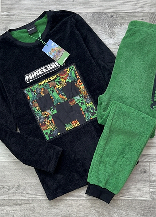 Дуже м'яка та тепла махрова піжама minecraft