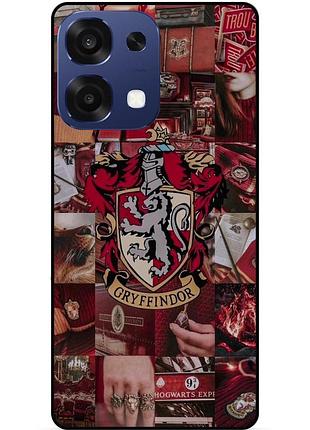 Чехол силиконовый бампер для oppo a6 pro с рисунком гриффиндор gryffindor гарри поттер harry potter
