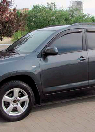 Ветровики на окна (4 шт, hic) для toyota rav 4 2001-2005 гг