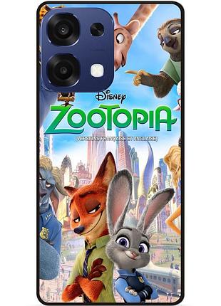 Силіконовий бампер чохол для oppo a6 pro з малюнком звірополіс джуді