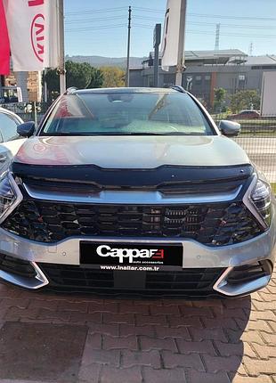 Дефлектор капота (eurocap) для kia sportage 2021- гг