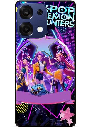Силиконовый бампер чехол для oppo a6 pro k-pop demon hunters
