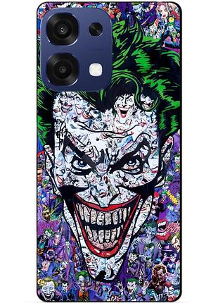 Чехол силиконовый бампер для oppo a6 pro с рисунком джокер joker