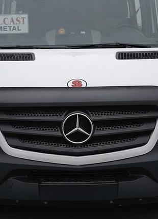 Дефлектор капота 2013-2026 (v2, eurocap) для mercedes sprinter w906 2006–2018 гг