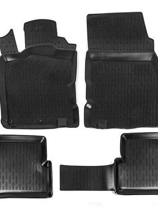 Гумові килимки (4 шт, niken 3d) для nissan qashqai 2014-2021 рр