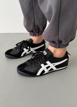 Кросівки жіночі asics onitsuka tiger mexico black/white