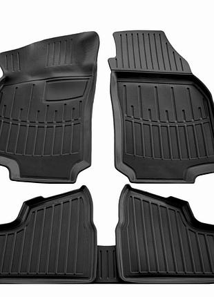 Коврики резиновые stingray 3d (5 шт, полиуретан) для opel astra g classic 1998-2012 гг