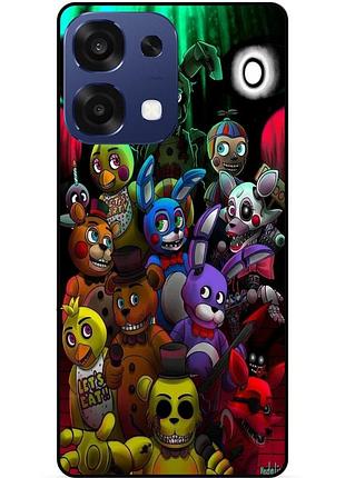 Силіконовий бампер чохол для oppo a6 pro з малюнком freddy фредді аніматроніки