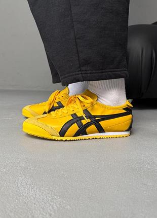 Кроссовки женские asics onitsuka tiger mexico yellow