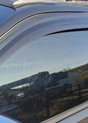 Ветровики на окна (4 шт., sunplex sport) для nissan navara 2006-2015 гг