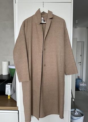 Пальто zara шерсть